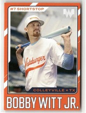 2025 WHATABURGER #3 BOBBY WITT JR. KANSAS CITY ROYALS