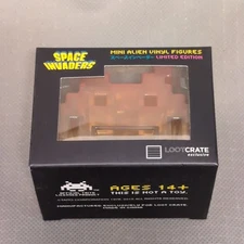 Space Invaders Mini Alien Vinyl Figure Loot Crate Exclusive Limited Edition