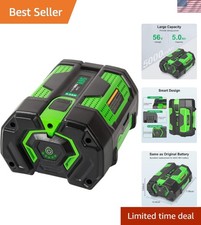 Durable 56V 5.0Ah Battery Replacement with LED Indicators for EGO Power Tools