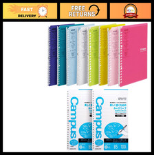 8 Pack Slim Binders  200 Sheets Loose-Leaf Paper, B5 Notebook Organizers, 25 Sh