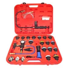 Deluxe Auto Radiator Cap Coolant Leak Pressure Tester Tool
