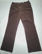 Vintage 90s Y2k Crazy Horse Liz Claiborne Womens Size 12 Brown Corduroy Pants