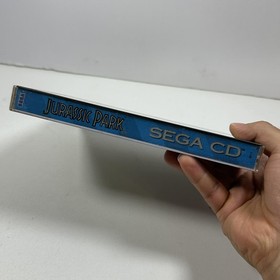 Vintage Jurassic Park Sega CD Video Game Complete Case Manual Tested 1993 Rare