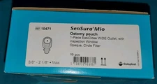 10 SenSura Mio 10471 Ostomy Pouch 3/8 to 2-1/8 Inch Stoma 1 pc System 2026