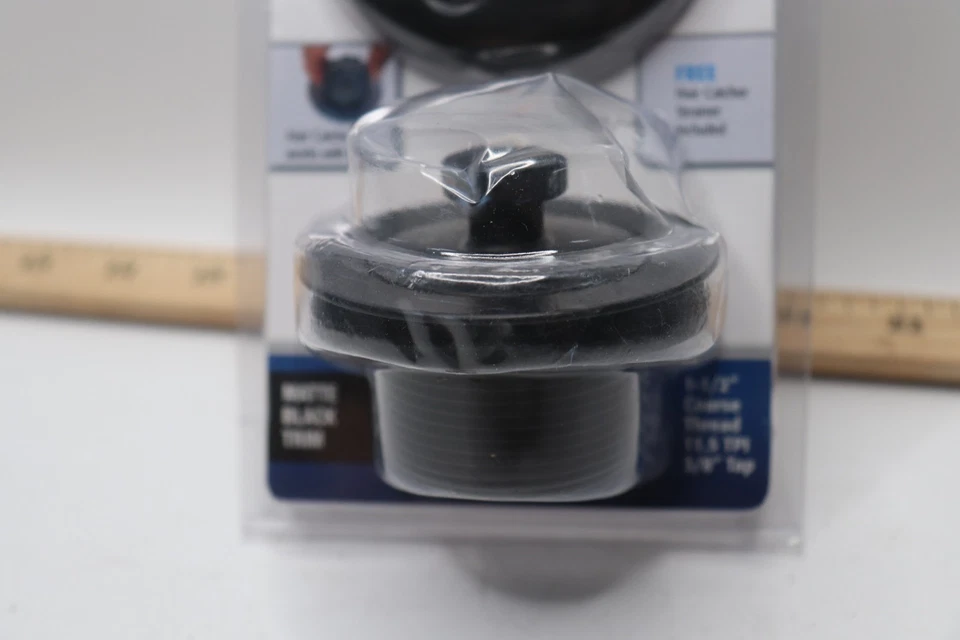 Комплект отделки для слива поворотной ванны PF WaterWorks матовый черный - Изображение 3 из 4