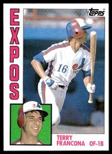 1984 Topps Terry Francona Expos #496