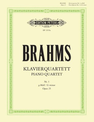 Piano Quartet No. 1 in G Minor Op. 25 | Sheet | Johannes Brahms | Englisch