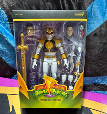 Super7 ULTIMATES  Mighty Morphin Power Rangers White Ranger - 7  in New MISB