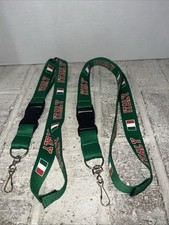 2 Italian flag Lanyard national pride Key Holder "ITALY" New Lot
