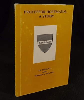 Professor Hoffmann: A Study *SIGNED* by Thomas Sawyer #175 of 500 Copies 1977 HC