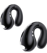 Ultra Open-Ear Earbuds   Clip-On Earbuds for Comfort,Muted Black