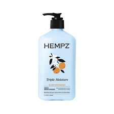 Hempz Triple Moisture Moisturizer 17oz - Fresh Citrus Scent - 48 Hour Hydration