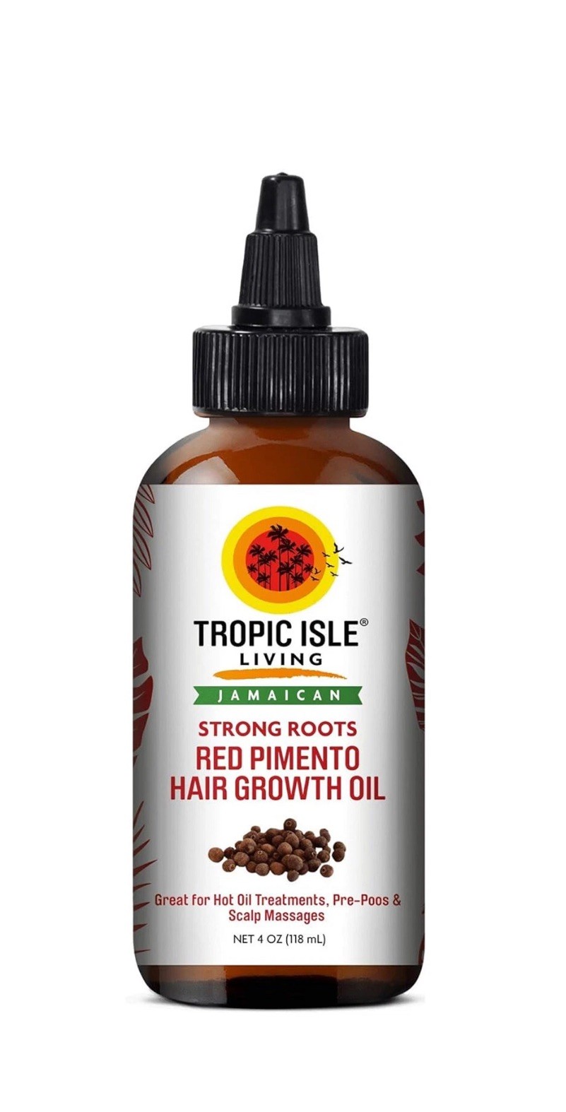 Tropic Isle Living Strong Roots Red Pimento Hair Growth Oil