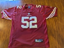 Vintage Reebok NFL San Francisco 49ers Patrick Willis #52 Jersey - Size 52 