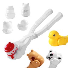 Snow Molds Cartoon Capybara Ice Mold Tool Snowman Maker for Winter