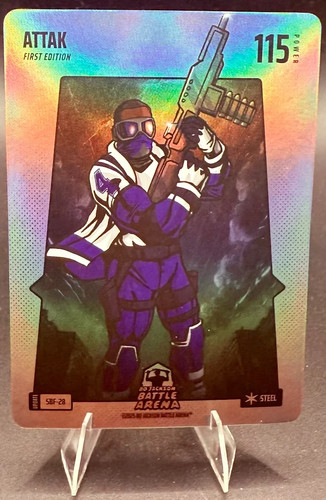 DAK PRESCOTT/ATTAK 2025 Bo Jackson Battle Arena #SBF-28 Silver Steel Battlefoil