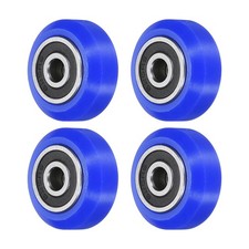 4Pcs 3D Printer Wheel with 625RS Linear Bearing for 3D Printer, Blue