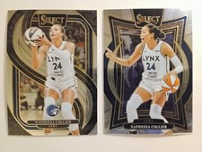 2025 Panini Select WNBA - Premier Level & Concourse Napheesa Collier #175 & #100