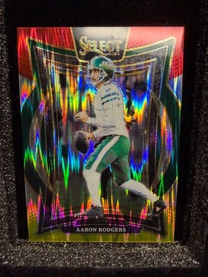 Aaron Rodgers Panini Select Football 2024 Prizm Refractor   New York Jets NFL