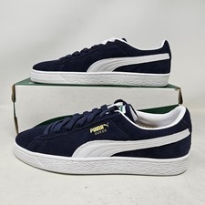 PUMA Suede Classic 'Navy White' Casual Sneakers / 399781 03 / Men's Size 9.5