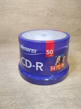 MEMOREX Music CD-R 50 PK pack Spindle 52X 700MB 80min Blank CD NEW