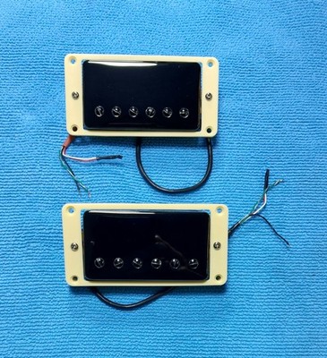 LP-Gitarre- Humbucker Set mit cremefarbenen Rahmen, Keramikmagnet