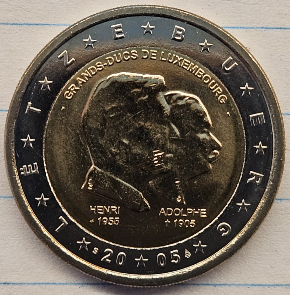 洋楽 2005 TIP Imagi:Nations Part 2: Day Luxembourg 2 euro coin 2005 
