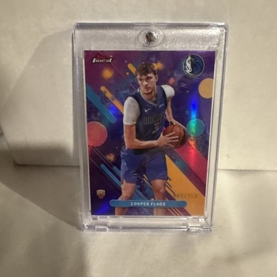 2025-26 Finest Cooper Flagg #1 Purple Refractor Rookie RC - Dallas True Purple