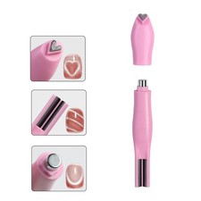 Cat Eye Herz Magnet für Gel & Lack Nailart rund Streifen Herz Glitzer Nägel