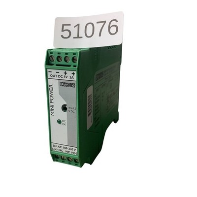 Gehäuse beschädigt!!! Phoenix Contact MINI-PS-100-240AC/5DC/3 Schaltnetzteil 293