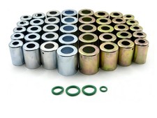 40PCS Hose Ferrule Set 6/ 8/ 10/ 12 Size Reducer Blue White Zinc Coating AC