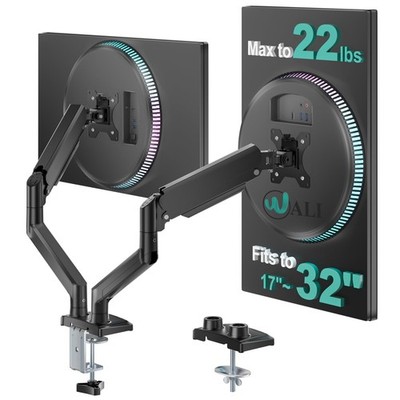 Dual Monitorständer Riser verstellbar VESA Montageplattform 100x100mm bis 10kg