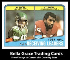 1988 Topps Al Toon / J.T. Smith #216 Receiving Leaders NFL Football