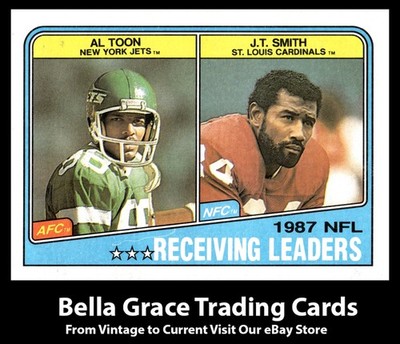 1988 Topps Al Toon / J.T. Smith #216 Receiving Leaders NFL Football