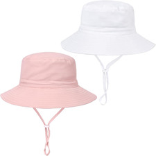 Baby Toddler Sun Hat,Boys Girls Bucket Hat for Kids UPF 50 Sun Protective Child