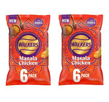 Walkers Masala Huhn Geschmack Chips Multipackung Packung 2