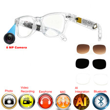 AI Smart Glasses with Translation Camera and Video Recording