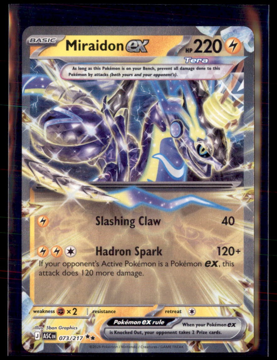 Pokemon Miraidon ex 073/217 Ascended Heroes ASC | eBay