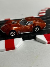 NEW CUSTOMIZED ORIGINAL AFX MEGA G 1971 454 ORANGE METALLIC CORVETTE BODY ONLY