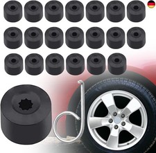 17mm Radschraubenkappen, 20 Stück Schraubenabdeckung Auto Radkappen, 