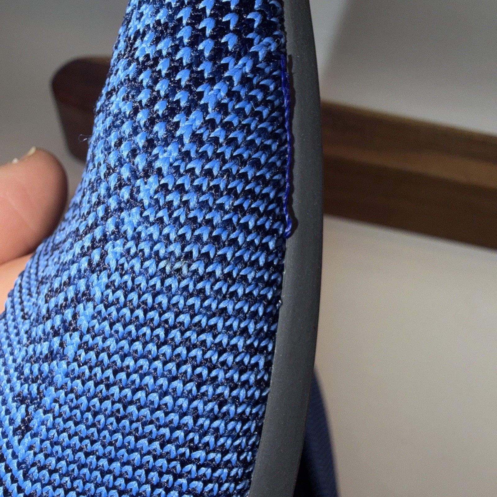 Rothy's The Point Flat in Lapis Python Blue Rare … - image 10