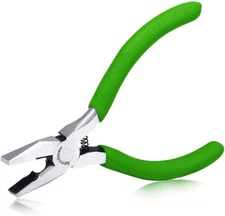 SPEEDWOX Mini Lineman's Pliers with Wire Cutter 4-1/2 Inches 4.5 Inch, Green 