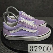 Vans Old Skool Shoes Womens Size 5 Purple Canvas Low Top Skate Sneakers