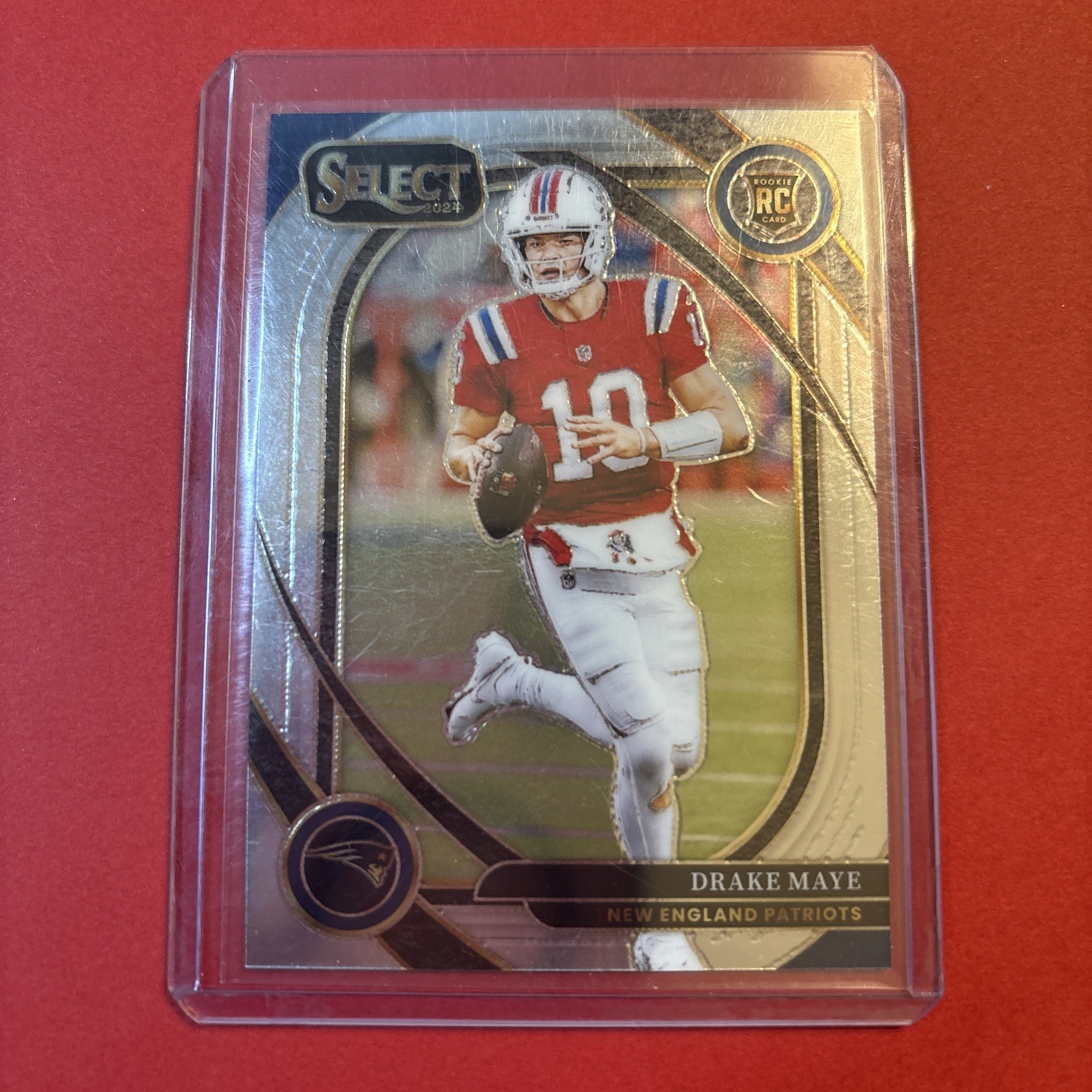 2024 Panini Select - Club Level Drake Maye #218 Silver Prizm (RC)