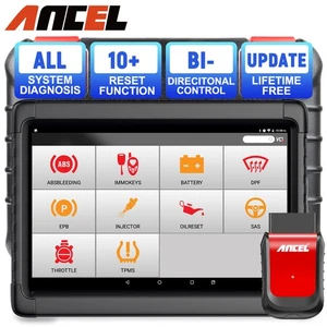 X6 10" Outil de numérisation bidirectionnel Bluetooth OBD2 Scanner tout système diagnostic de voiture