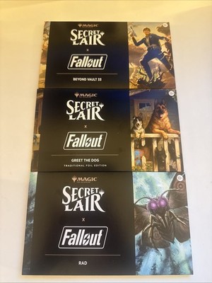 Secret Lair x Fallout: The Vault-Issue 3 set bundle!- New/Sealed