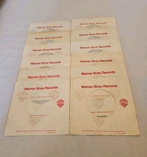 45 RPM 7" RECORD SLEEVES CO. SLEEVE 12 PACK SEE PHOTO Warner Brothers SLV388