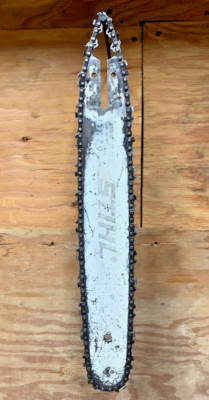OEM 16" Stihl 020T Chainsaw Guide Bar & Stihl Picco Chain 3/8 .050 3005 ...