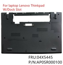 New For Lenovo Thinkpad T440 Lower Bottom Base Case Cover 04X5445 W/Dock Slot