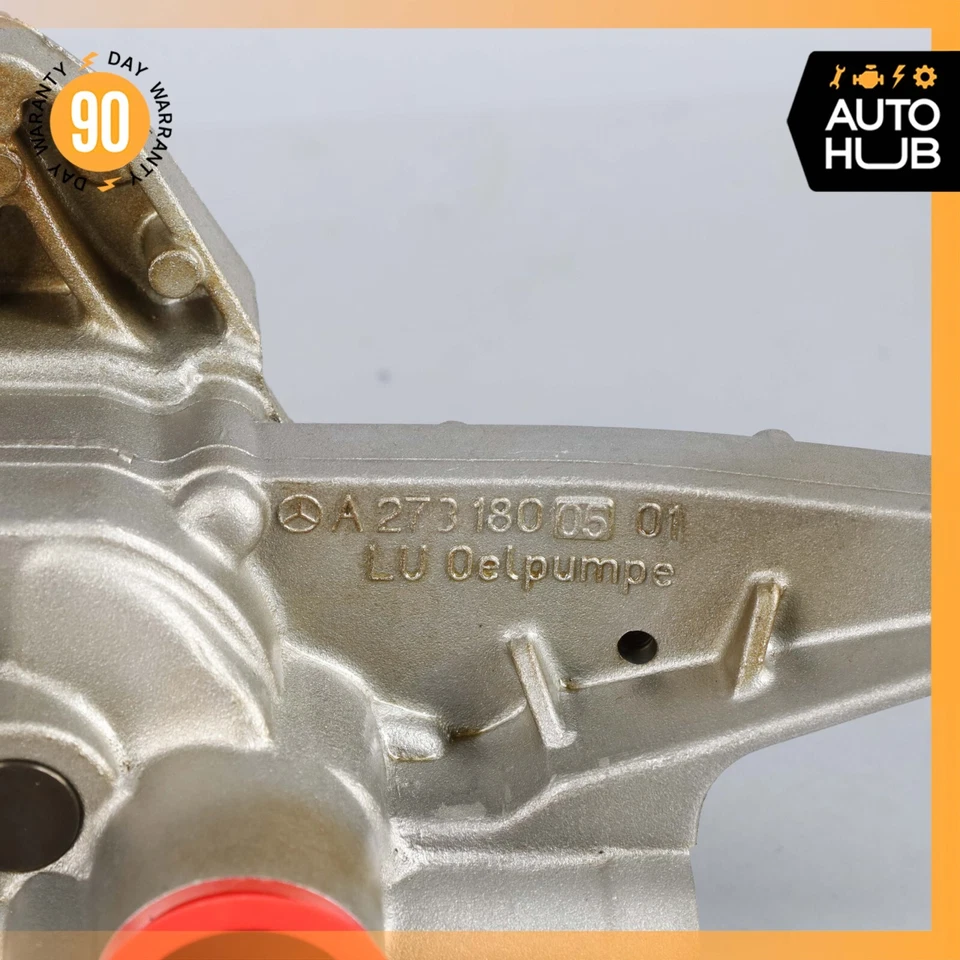 Bomba de óleo do motor 07-11 Mercedes W221 S550 SL550 CL550 2731800501 FABRICANTE DE EQUIPAMENTO ORIGINAL - Imagem 4 de 4